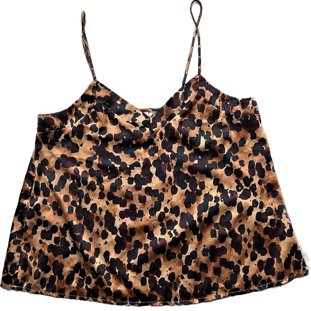 Stars Above Womens Tank Top Camisole Leopard Animal Print Size Small